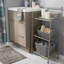 Étagères de salle de bain autoportantes l 10,63 po x H 35,83 po x P 17,32 po Aimon-1325780612