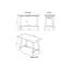 Petit bureau en bois massif industriel Adam-1699696317