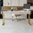 55.12" Rectangular Sintered Stone Desktop Desk