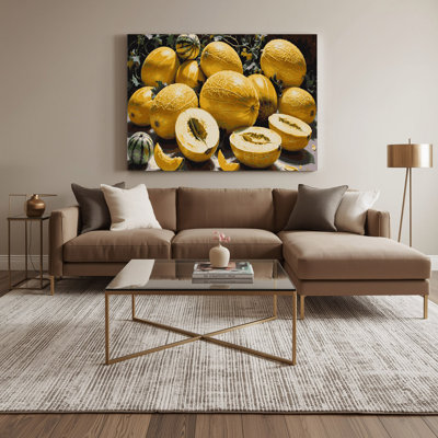 «Fruit Canary Melon», art mural sur toile