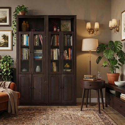 Anita Wood doors 2 pcs, Havana Lacquer