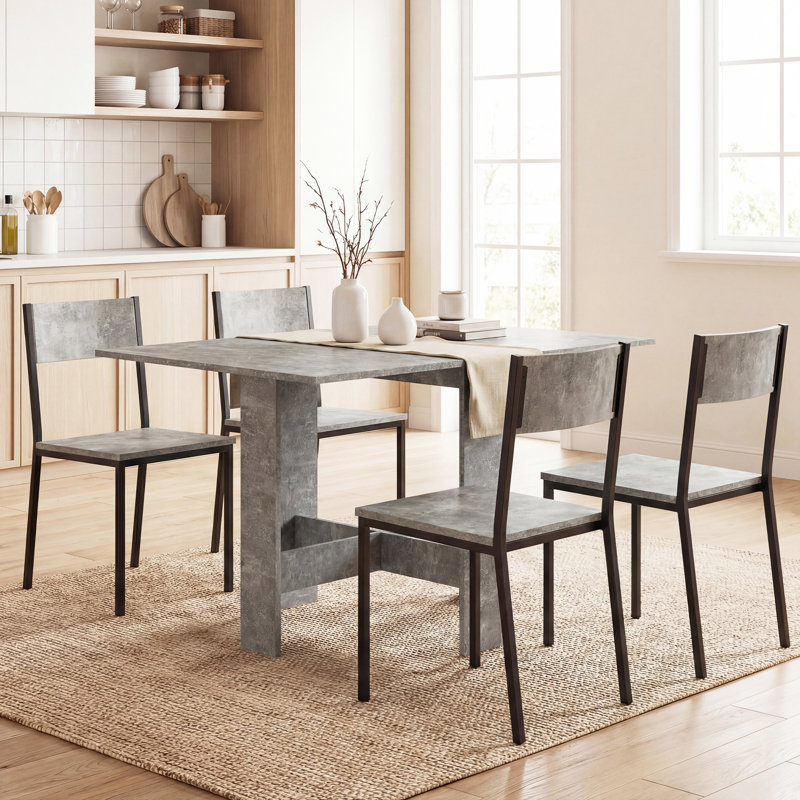Dining Table, Grey, Grey