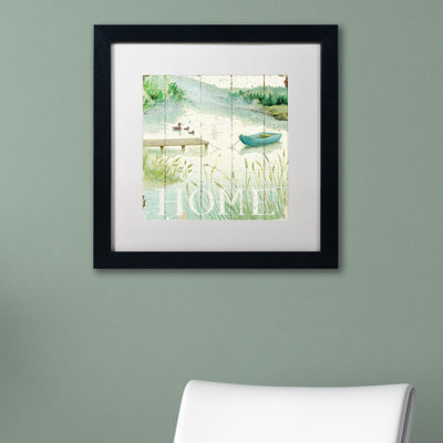 « lakeside i », reproduction d’art encadrée