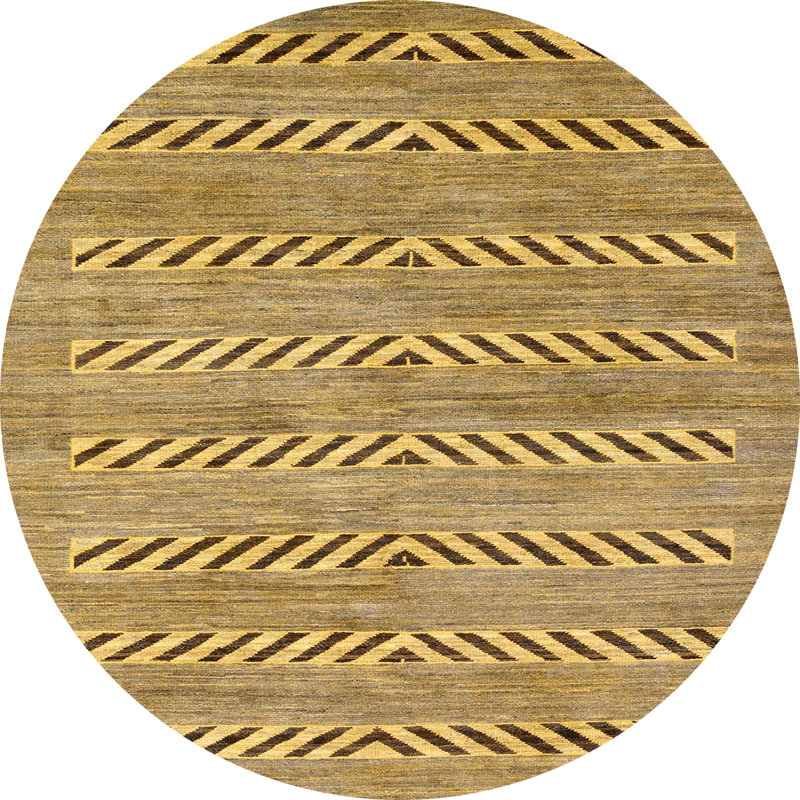 Tapis abstrait moderne 69, Rond 6 pi
