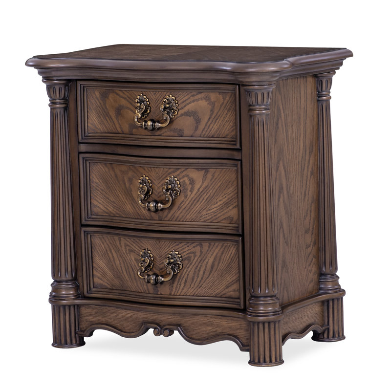Ensemble de chambre à coucher pour très grand lit 4 pièces Nicole, Ensemble de 4 pièces : lit, miroir, commode, tabl
