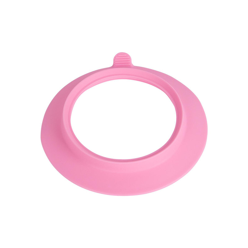 Tiny Dining Children's Bamboo Bowl Suction Cup, Pink
