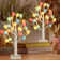 2 Pcs Easter Egg Tree,  Lighted Easter Tree Battery Operated USB With Timer, LED Birch Tree Tabletop Centerpiece Light For Easter Decorations (Set Of 2)