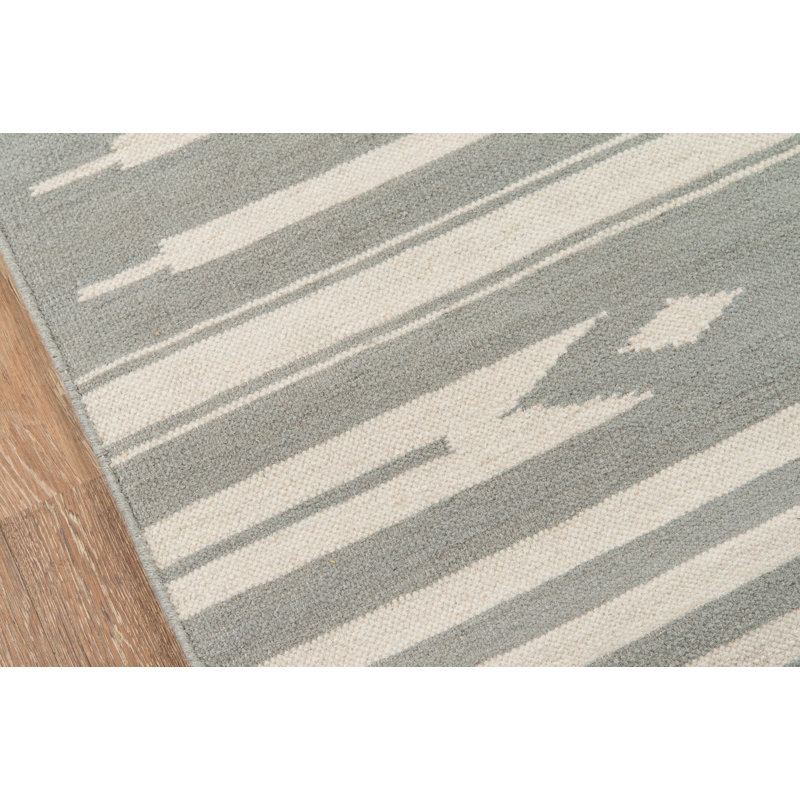 Thompson Wool Geometric Area Rug, Rectangle 7'6" x 9'6"