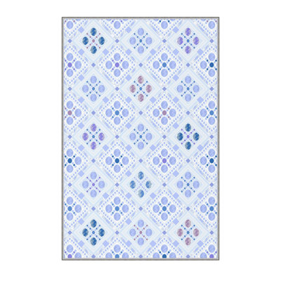 Elegant 3D Printed Area Rug, 4.6 x 7.2 ft | 100% Polyester, 0.31 in Pile Height, Antibacterial | Non-Slip PVC Felt Dot Underside, Machine Washable, Perfect for Living Room or Bedroom, Durable & Stylish Design