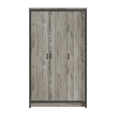 Ramlochan 3 Door Manufactured Wood Wardrobe
