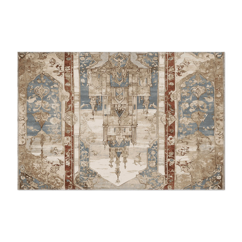 Oceanview Keep Indoor And Outdoor Area Rug, Rectangle 1'6" x 2'6"