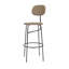 Afteroom Upholstered Stool with Metal Frame-90992948-97266479