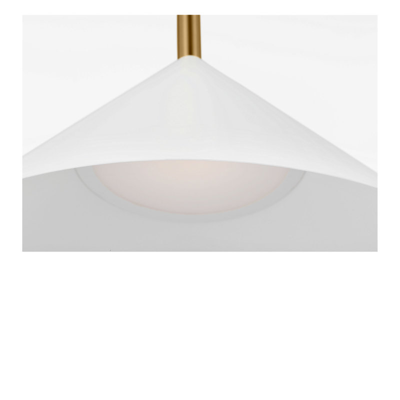 Bodhi Pendant, 23.25" H x 24" W x 24" D, Burnished Brass