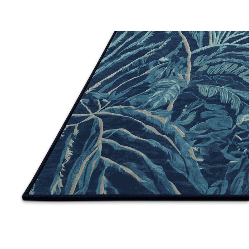 Tapis gris soyeux et moelleux, Rectangle 7 pi x 9 pi