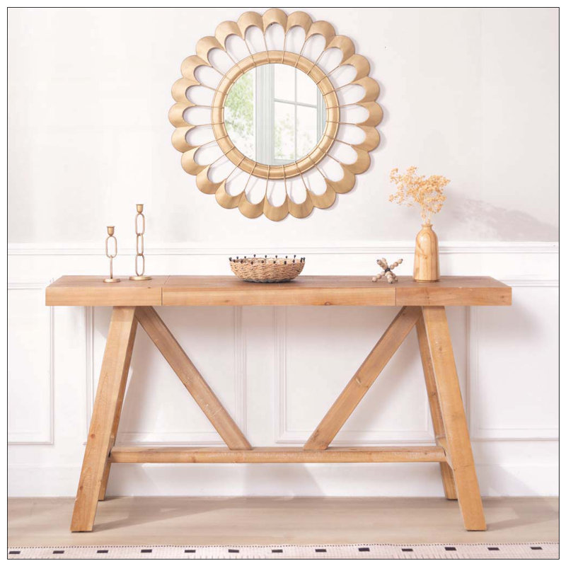 Console en bois 58,5 "