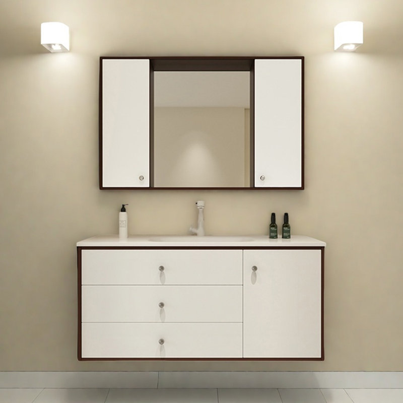 Modern minimalist style stylish bathroom cabinet