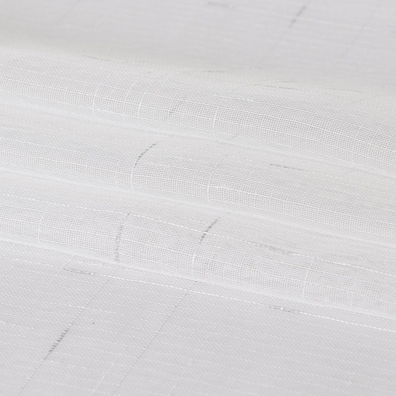 Panneau de rideau simple semi-diaphane avec œillets Clippercove, Blanc