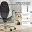 Fauteuil de direction haut de gamme en cuir véritable à dossier haut, revêtement en relief, fauteuil de bureau à domicile inclinable, hauteur et profondeur de siège réglables-1237600574