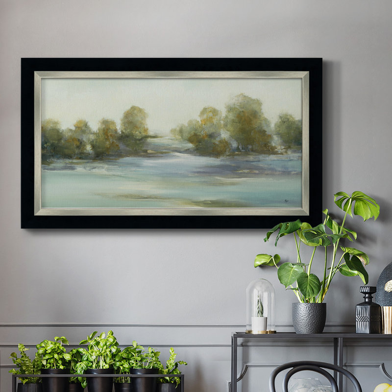 Impression sur toile tendue, "Cadre apaisant III", H 21 po x l 37 po x P 2,5 po
