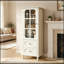 Armoire avec portes en verre et double tiroir-964595512