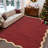 Scalloped Washable Rugs for Living Room Neutral Area Rugs Ultra-Thin Non Slip Large Bedroom Carpet Indoor Stain Resistant Contemporary Carpet for Dining Room Dorm-898703015-898702929