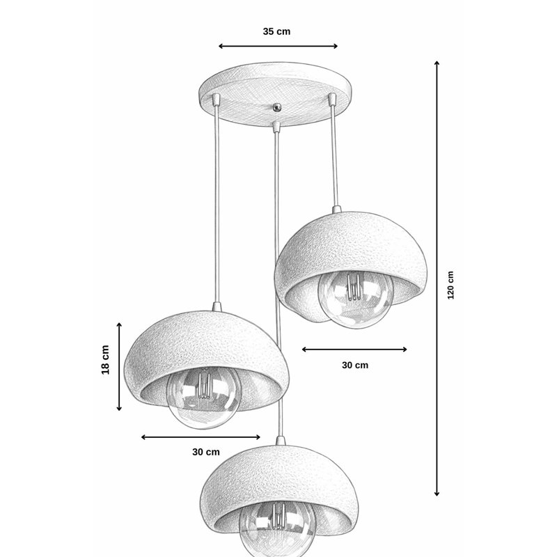 Lustre, Trois lumières, Noir