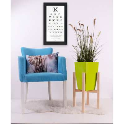 Reproduction encadrée prête à accrocher, "Eye graphique II" par Marla Rae