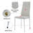 Bernovich PU Upholstered Metal Side Chair-988721129