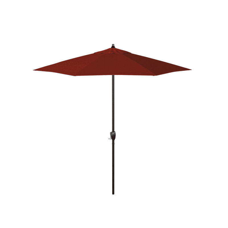 Parasol de marché octogonal Loudean, Toile Brick Performance