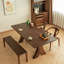 Table de salle à manger rectangulaire simple et légère Luxury-100631500