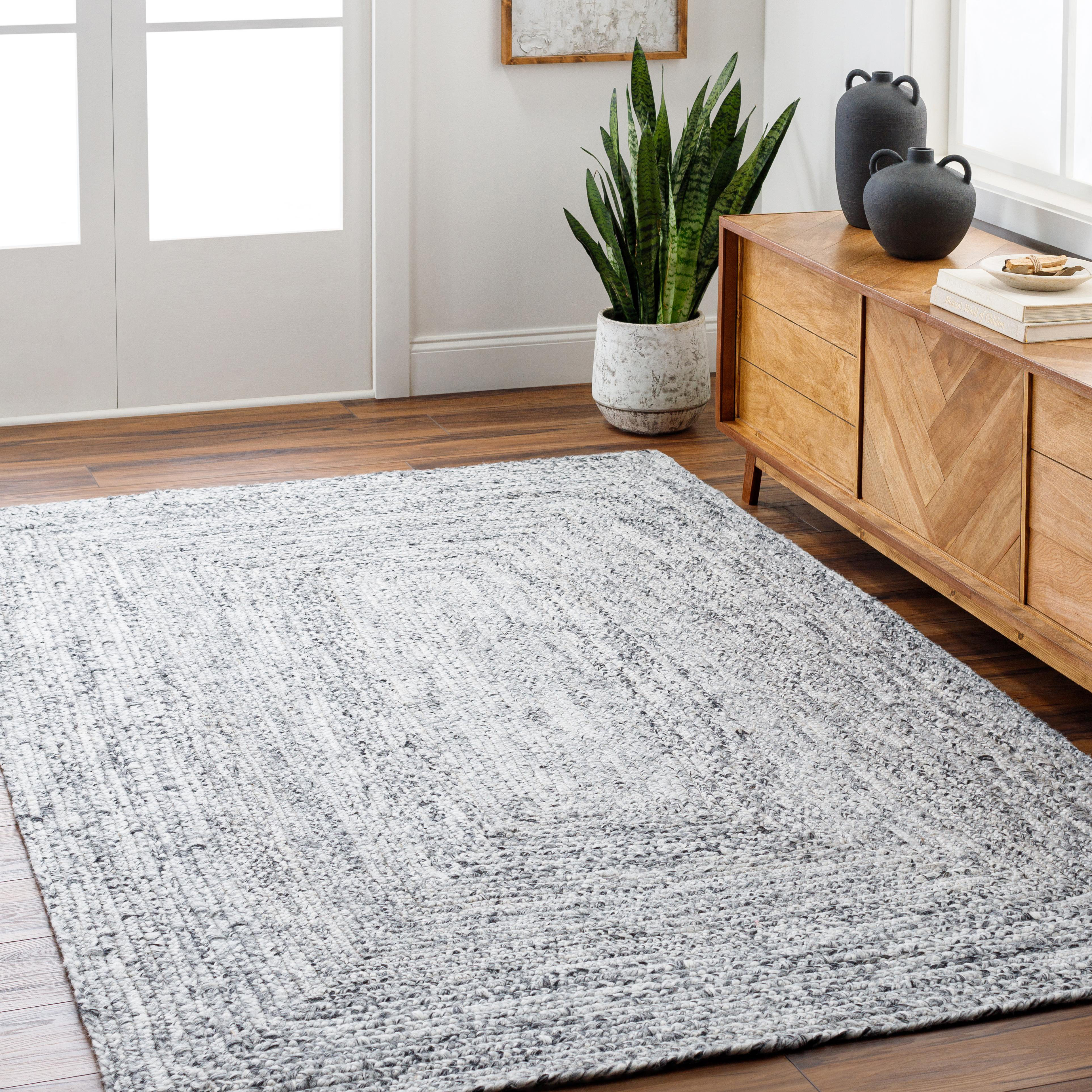 Polyester Barea Rug Example Laurel Foundry Modern Farmhouse® Rectangle Groh Flatweave Polyester ...