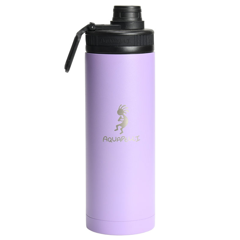 Bouteille d'eau en acier inoxydable 18 oz Aquapelli, Viola mauve