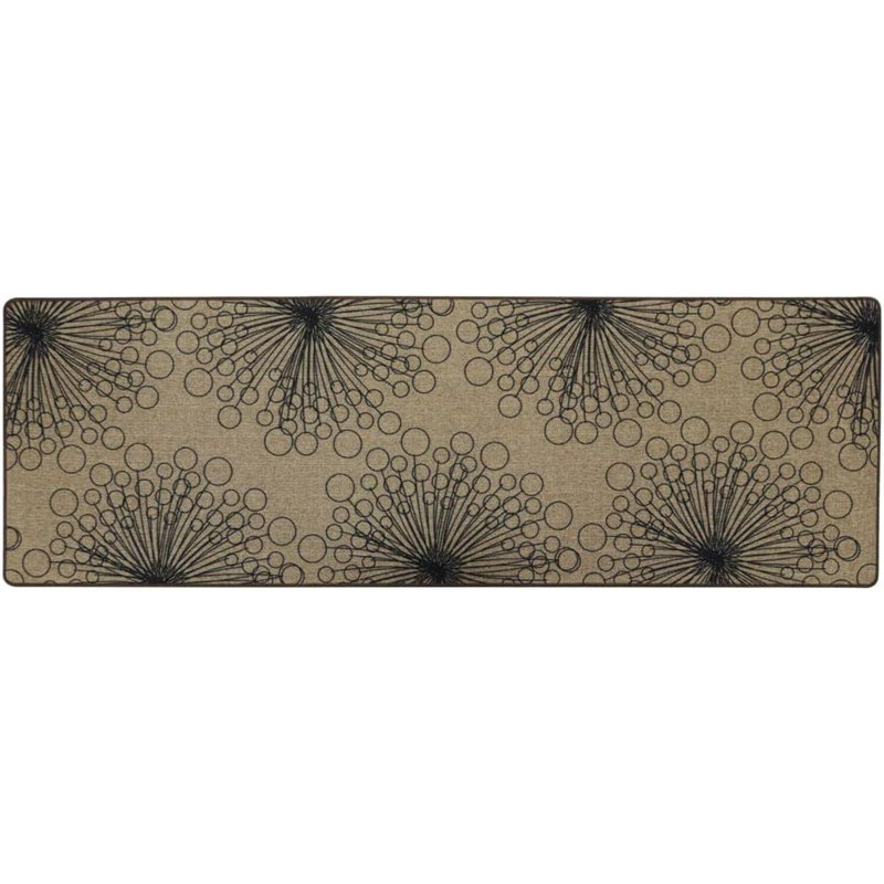 Akerra Elegance Runner Mat Dandelion Clock Designed 50cm x 150 cm Non-Slip Door Mat