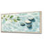 Art mural en pierre zen, toile de nature minimaliste, pierres et feuilles sur l'eau-1069229548-1069229551