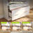 5-Tier Bookcase With 2 Drawers Storage Organizer For Living Room, Office, Bedroom