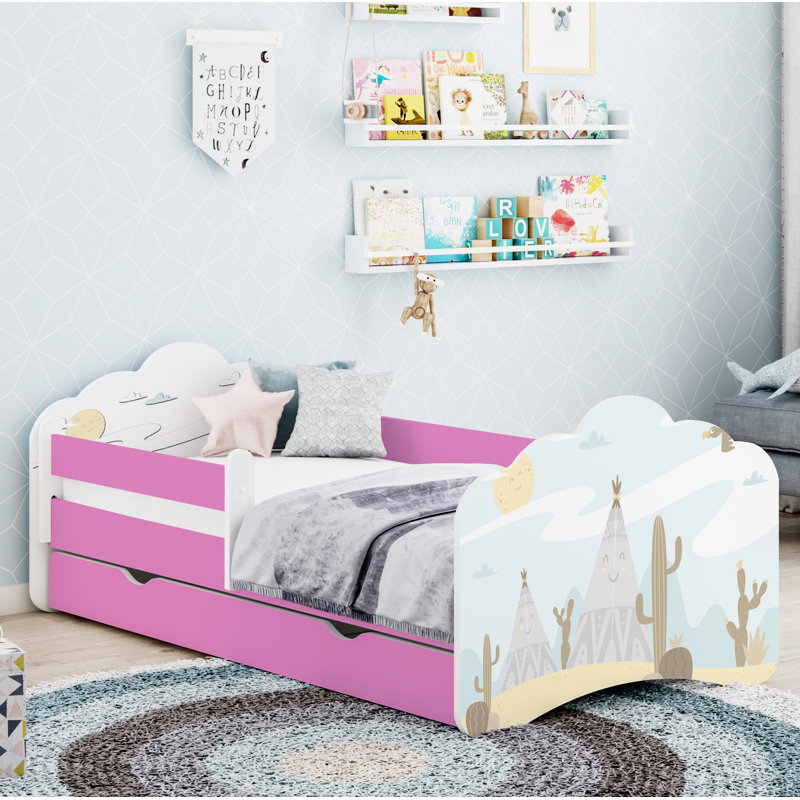 Quickep Cabin Bed Themed Beds, Pink, Cot Bed / Toddler 