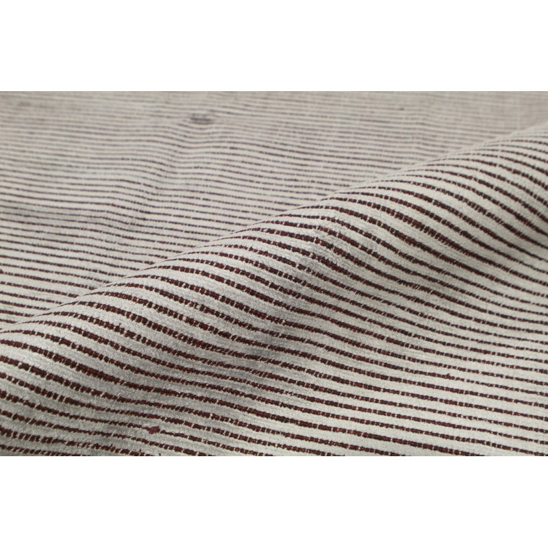 Hand Woven Wool Striped Area Rug