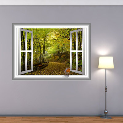 Landscape & Nature Non-Wall Damaging Wall Decal