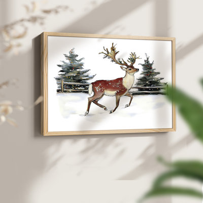Art de Noël - DCCXV - Reproduction encadrée - Restickable