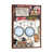 Classic Brown Wood Floater Framed
