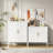 Metal Storage Cabinet With 2 Doors And 2 Adjustable Shelves, Steel Garage Storage Cabinet, Metal File Cabinet For Home Office School Gym, White