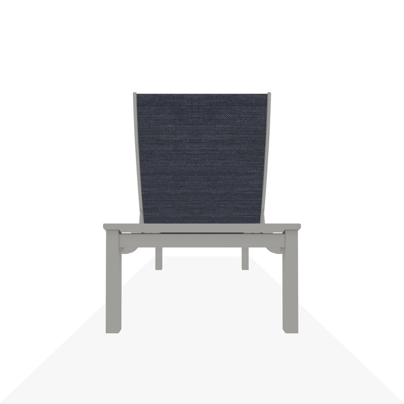 Bazza Outdoor Chaise Lounge, Breeze, Snow