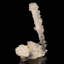 Apophyllite «Lollipop» avec calcite sur stalactite agate
