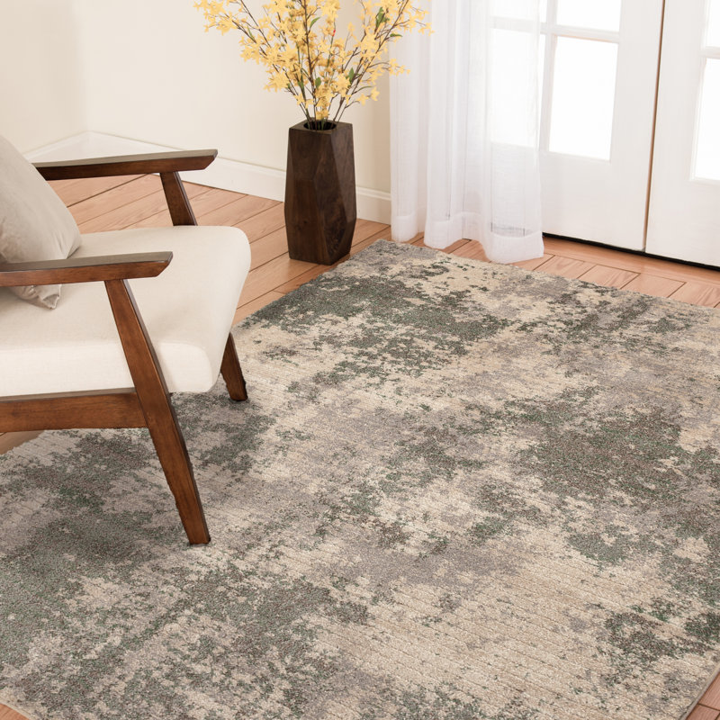 Uppingham Abstract Indoor Rug, Rectangle 5' x 7'6"