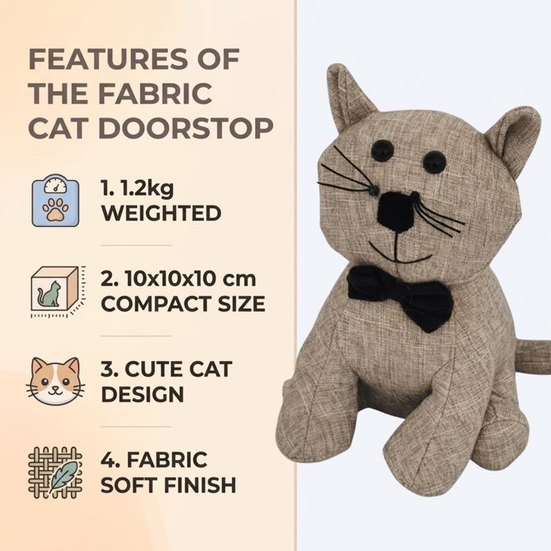 Fabric Cat Doorstop