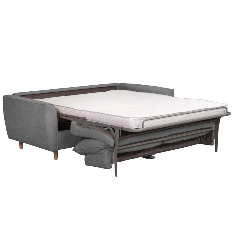 Marotz Sofa Bed with Mattress, Grey