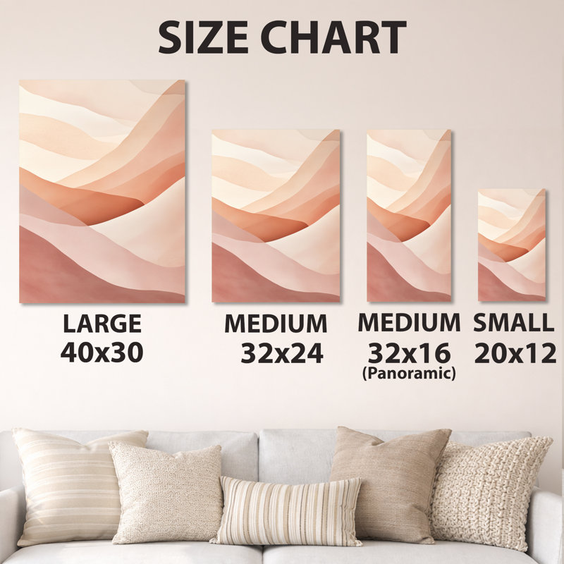 Blush Minimal Layers - abstrait minimaliste en métal, impression sur métal moderne, L 34 po x H 44 po
