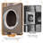 Jaelin Claresa Cat Tree with Litter Box Enclosure, Hidden Washroom Litter Box Tree with Sisal Scratching Post and Soft Plush Perch, Wooden Cat Furniture with Multiple Platforms-783148964