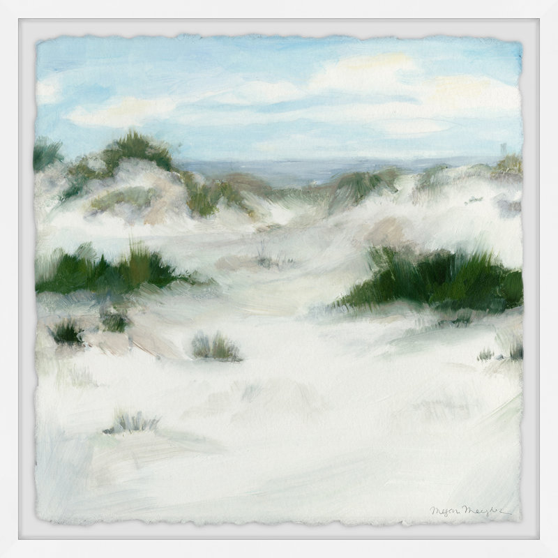 White Sands II 1 Piece Single Picture Frame Painting, 51cm x 51cm W