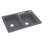Swan 22'' W Double Bowl Solid Surface Dual Mount Kitchen Sink-38293753-38293756